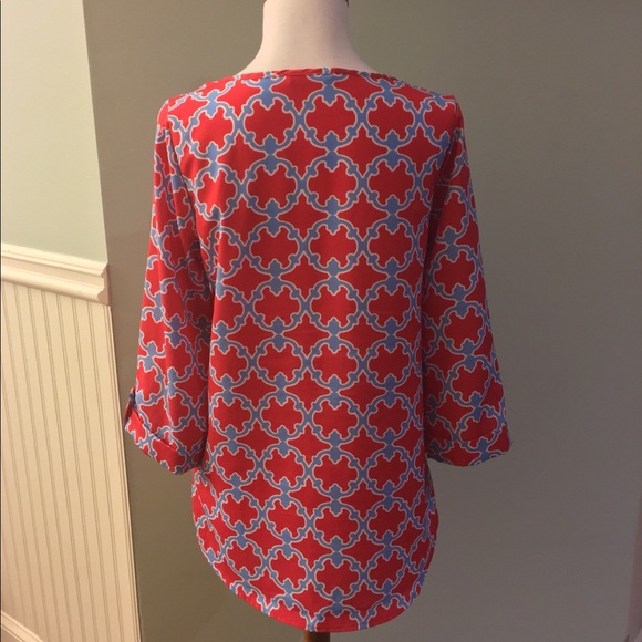 🎉 NWOT | NEWBURY KUSTOM 3/4 SLEEVE BLOUSE 🎉 - Picture 3 of 8